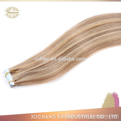 high quality tape human remy hair extension from chinese factories! remy russian hair double drawn tape hair extensions